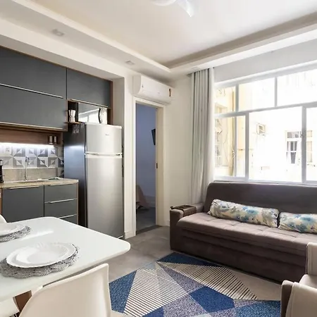 Apartamento 1 Quarto A 4 Min Da Praia - Copacabana
